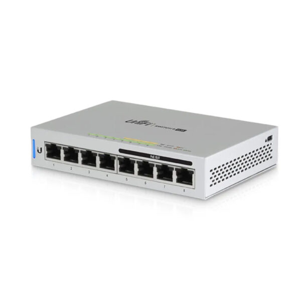 Ubiquiti UniFi  US-8 UniFi Gigabit Switch, 8xRJ45 Gigabit-portar