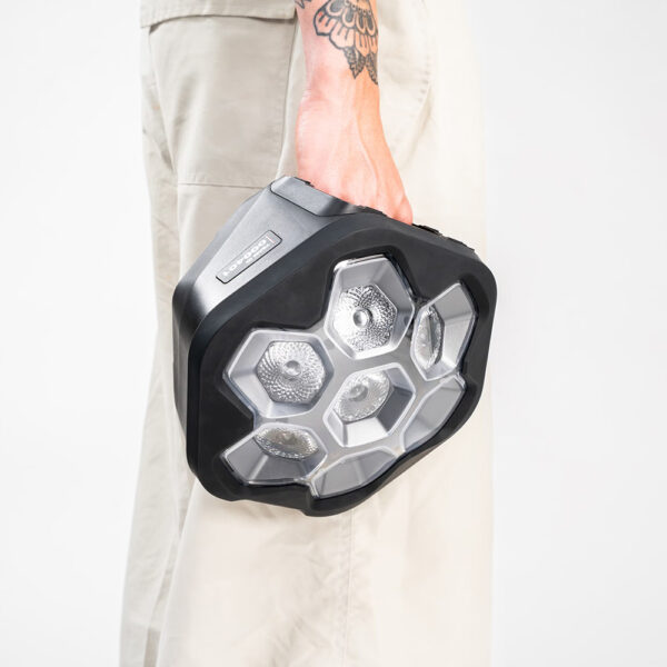 Soundboks Lightboks - Ljudstyrd och batteridriven 7 x 12 W RGBW-LED med partyeffekt