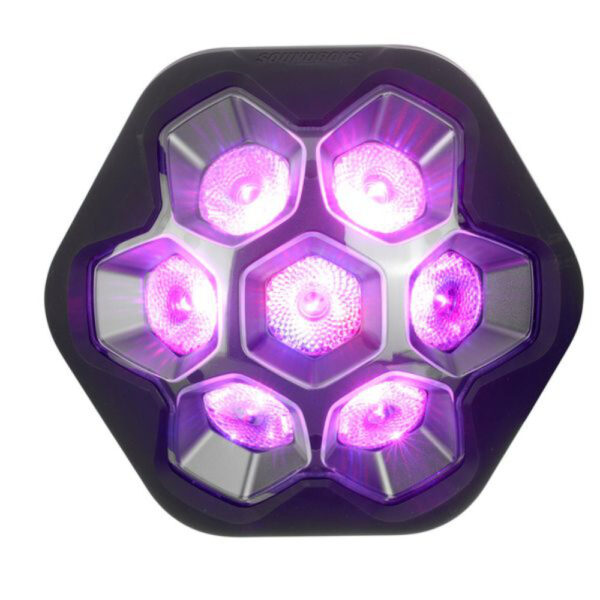 Soundboks Lightboks - Ljudstyrd och batteridriven 7 x 12 W RGBW-LED med partyeffekt