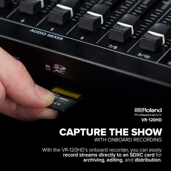 Roland bildmixer VR120HD