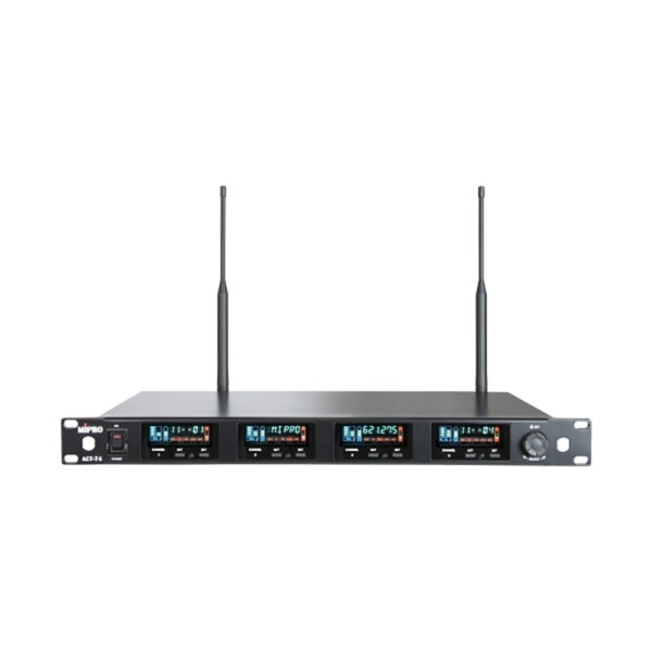 Mipro ACT-74 Trådlös 4ch-mottagare, frekvensgrupp 5UB, 554-626 MHz