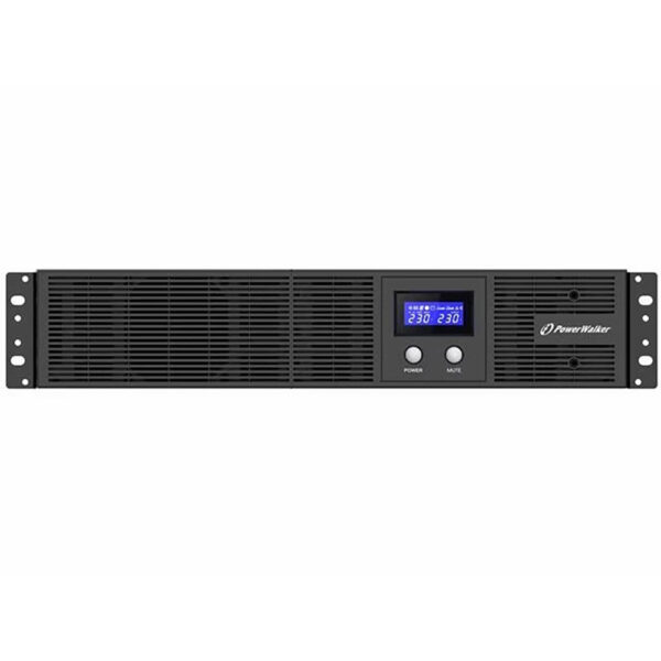 Powerwalker UPS - VI 2200 RLE - UPS (rack-mountable) - AC 230 V - 1320 Watt - output connectors: 4 - black