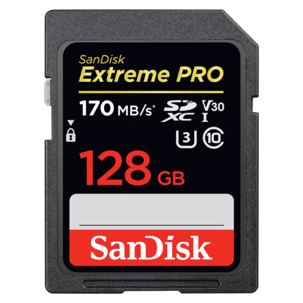 SanDisk SDXC Extreme Pro 128 GB minneskort