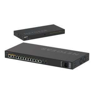 Netgear Switch GSM4212P M4250-10G2F-PoE+ - 10x1Gb (8 PoE+) + 2x1Gb SFP