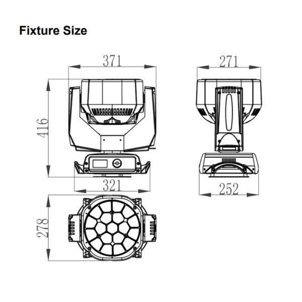 LiteLees - Moving head Wash Big Eye L10 19x15w RGBW Osram