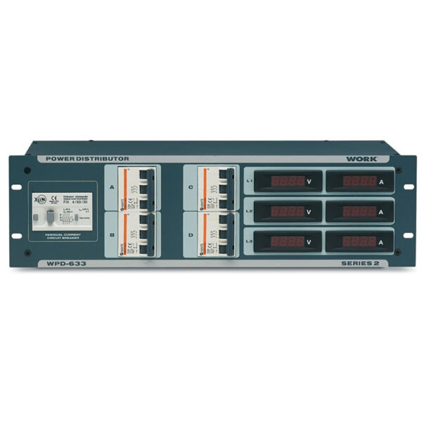 Work WPD-633 - 63A elcentral med digitala mätare- 4x32A ut