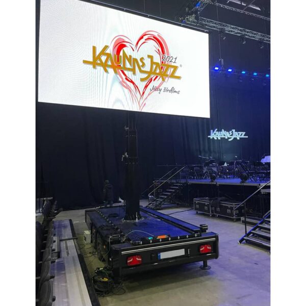 Amtech LED screen trailer Small - 4,5m x 2,5m