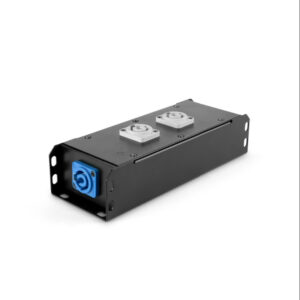 Adam Hall PRO PORT 2 PP elfördelning 1 x Powercon Input + 3 x Powercon Outputs