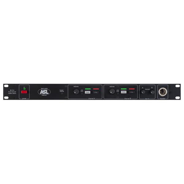 ASL BS 216 Centralenhet, anslutning för 2 beltpack
