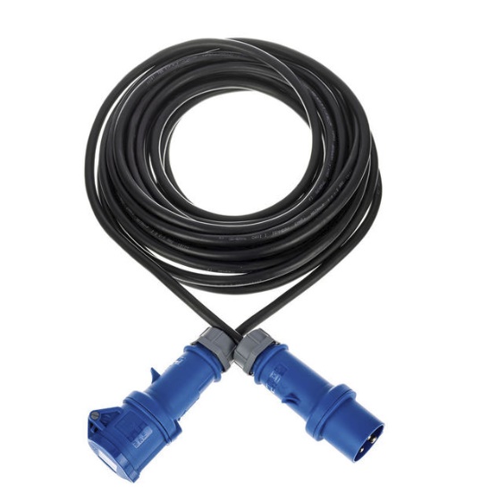 CEE-16A - Blue - Cable 2,5mm2 15m