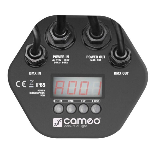 Cameo Outdoor PAR TRI 12 IP 65 - 12 x 3 W TRI Colour LED Outdoor PAR Can RGB