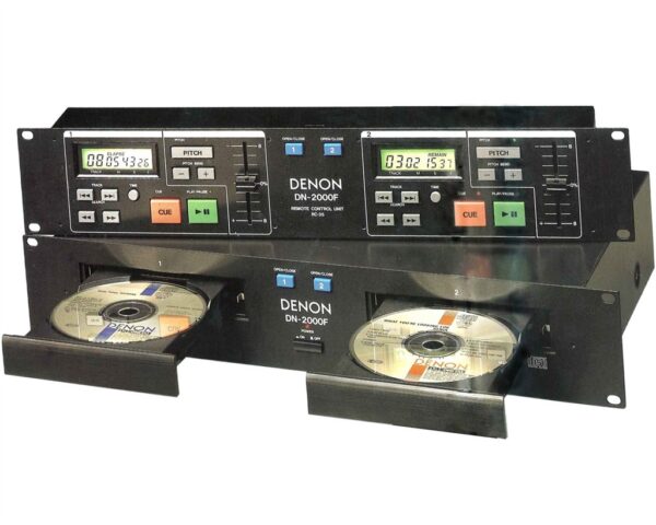 Discobänk med mixer och dubbelCD