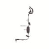 Unity Push-to-Talk Earset Model PT1 (En kabel)