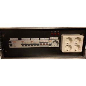 Okero PDU - 63A 3-fas in, 3x32A 3-fas + 5xSchucko ut 2