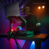 Gravity KSX 2 RD - Set med keyboardstativ X-Form dubbelt samt bordsskiva