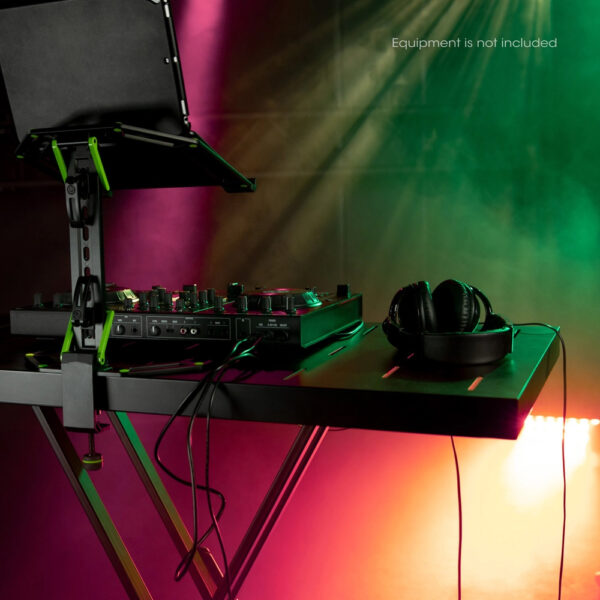 Gravity KSX 2 RD - Set med keyboardstativ X-Form dubbelt samt bordsskiva