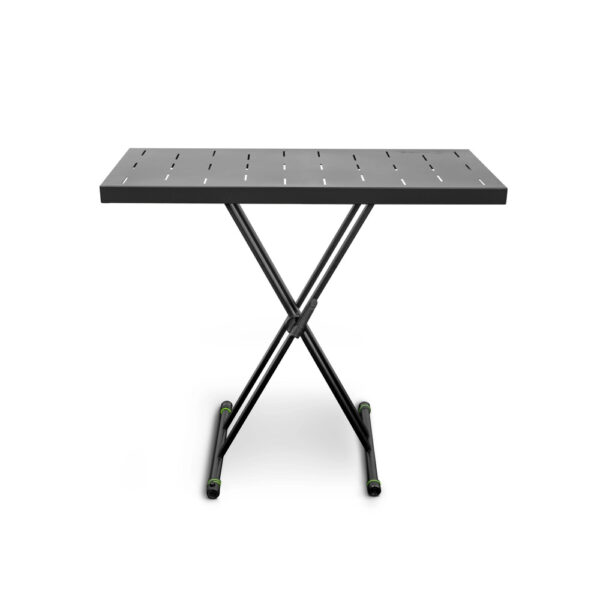 Gravity KSX 2 RD - Set med keyboardstativ X-Form dubbelt samt bordsskiva