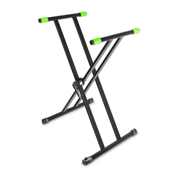 Gravity - Keyboardsstativ X-Form, Dubbel, Svart