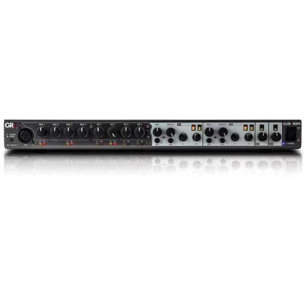 Allen & Heath GR4 - Rackmixer 4 mik + 4 stereo - 4 zone mixer