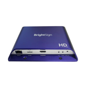 Brightsign HD224 Mediaspelare 4K/1080p video, HTML5, GPIO, utgång för analogt- och digitalt ljud
