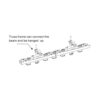 Amtech LED - Hanging bar 100 cm