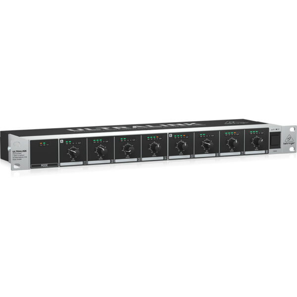Behringer DS2800 – 2x8 Signalsplitter för ljud & LTC-tidskod