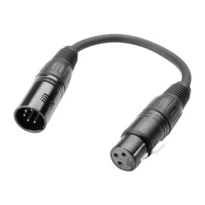 DMX Adapter 3-pol Hona - 5-pol Hane 20cm