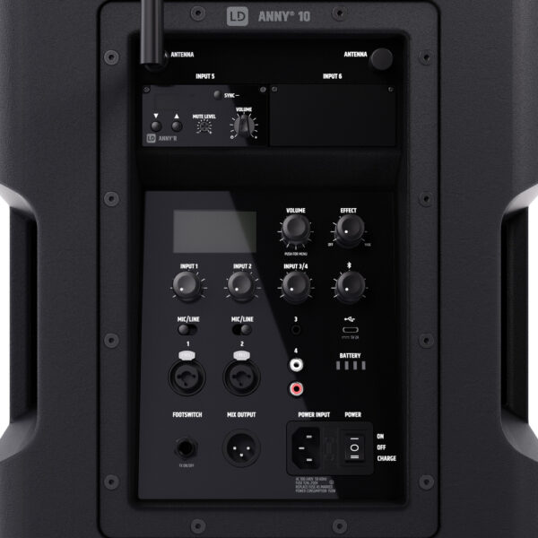 LD Systems ANNY® 10 HHD B5 - Batteridriven portabel högtalare med trådlös handmikrofon och Bluetooth