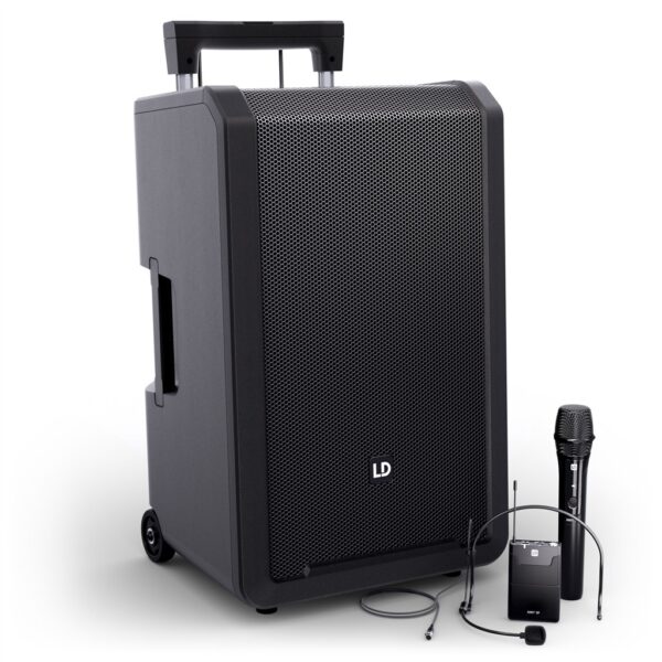 LD Systems ANNY® 12 HHD B5 - Batteridriven portabel högtalare med trådlös handmikrofon och Bluetooth