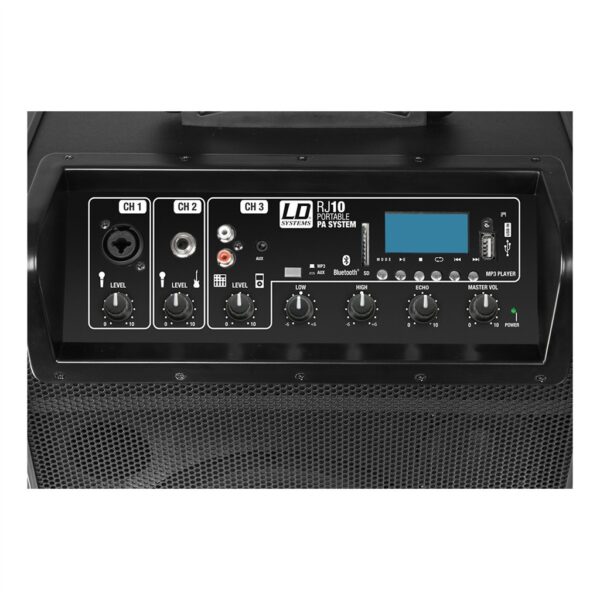 LD Systems Road Jack 10 - Batteridriven högtalare med mixer och Bluetooth