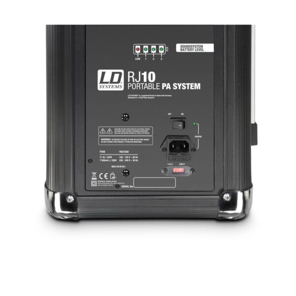 LD Systems Road Jack 10 - Batteridriven högtalare med mixer och Bluetooth