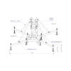 Prolyte MPT groundsupport tower H30V eller H40V - 1 ton