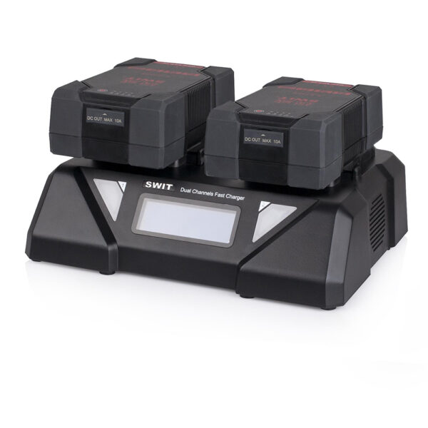 SWIT S-3812S 2-ch V-mount Super Fast Charger - batteriladdare