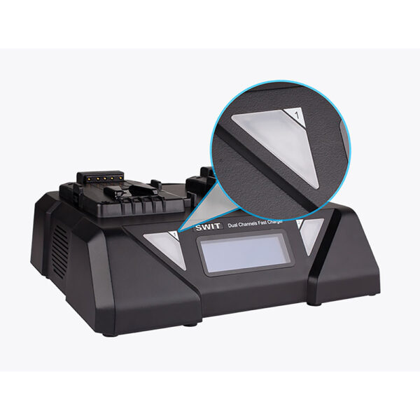 SWIT S-3812S 2-ch V-mount Super Fast Charger - batteriladdare