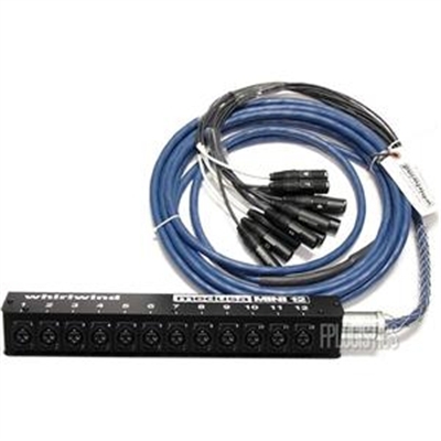 Whirlwind multikabel 10m - 12 kanaler