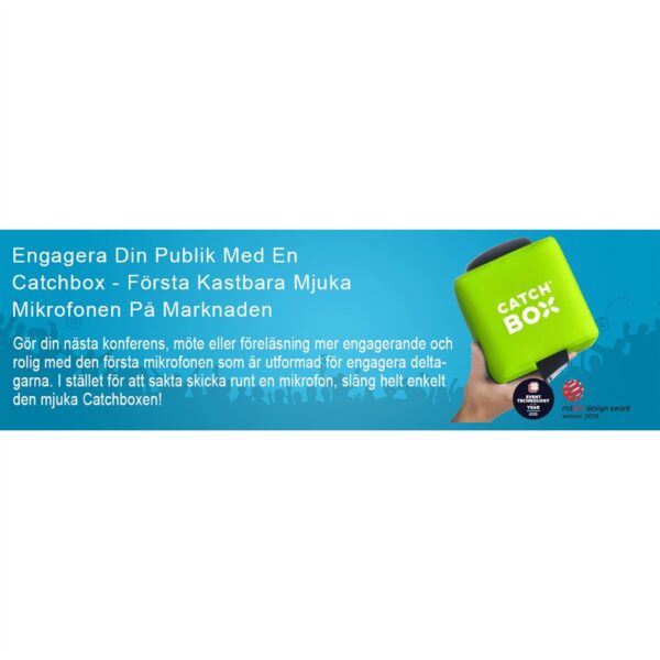 Catchbox - publikmikrofon som kan kastas!