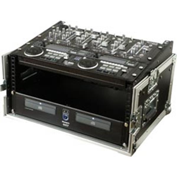 Discobänk med mixer och dubbelCD