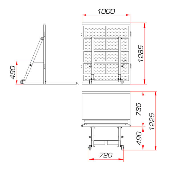Guil kravallstaket 1m