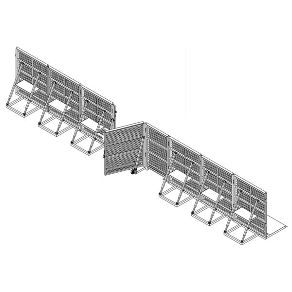Guil kravallstaket 1m