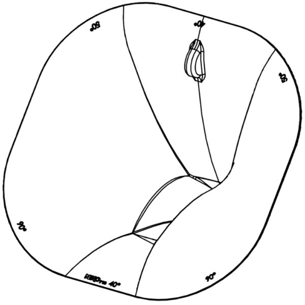 Nexo Flange PS for P18 Svart