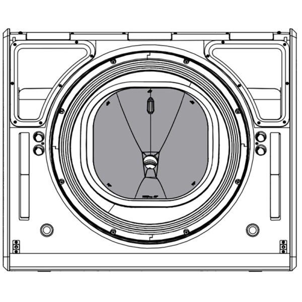 Nexo Flange PS for P18 Svart