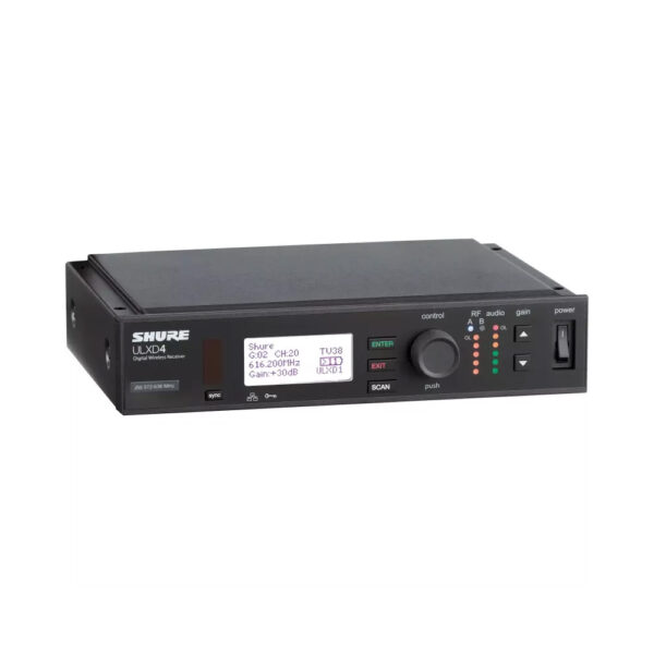Shure ULXD4D-K51(606-670 MHz) enkanalig digital trådlös mottagare