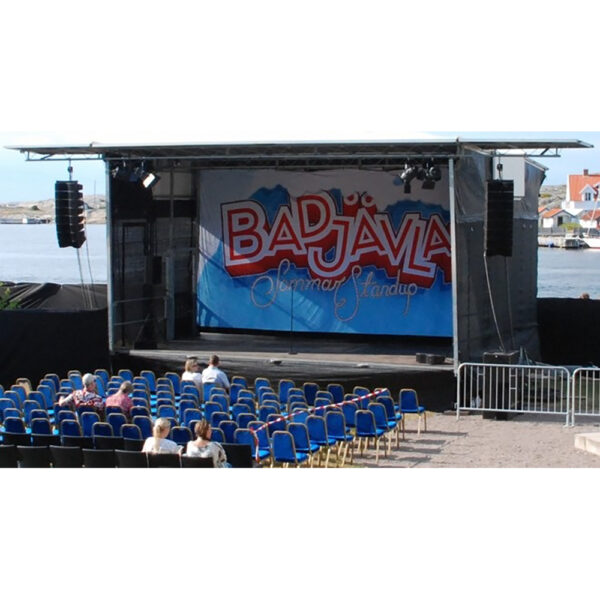 Stagepartner Mobilscen medium 8×6 m, takhöjd fram 4,15m